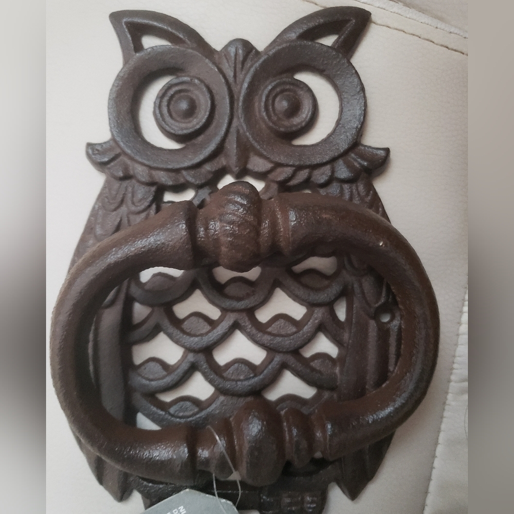 Cast Iron Owl Door Knocker
